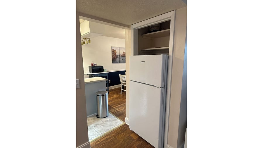 Full size refrigerator. 
