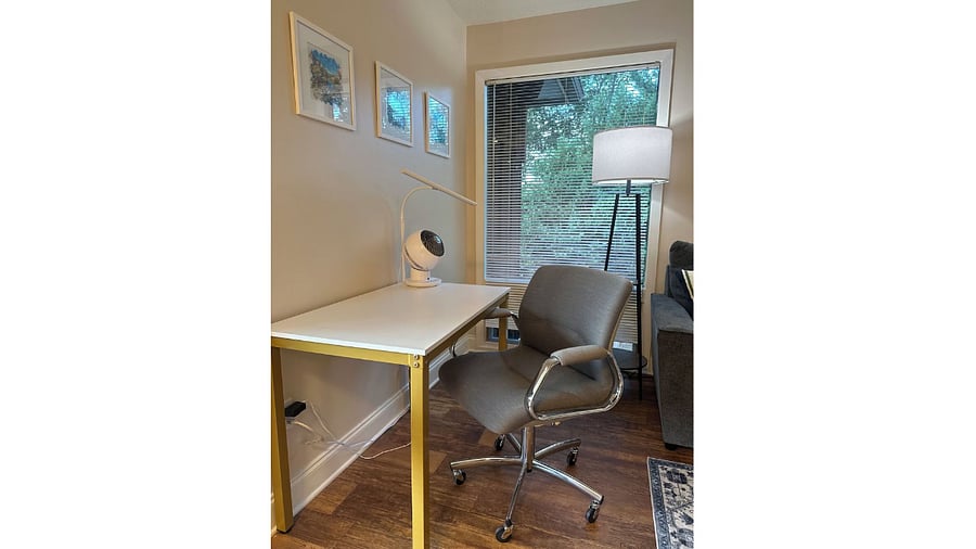 Dedicated Desk, Office Chair and WiFi. 
