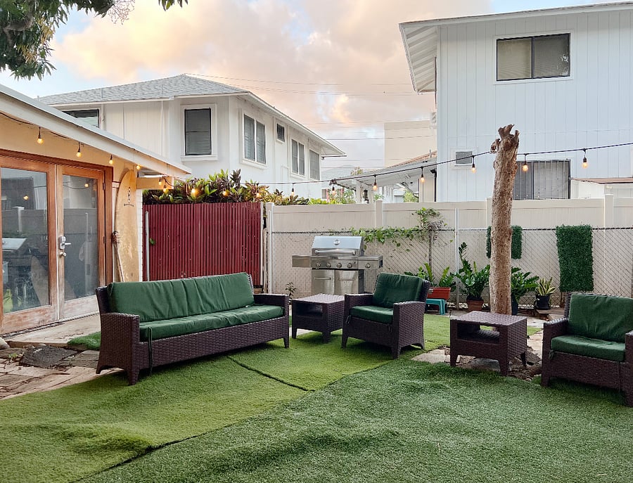 Shared courtyard and BBQ Area