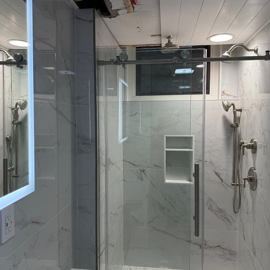 High-end luxury bathroom