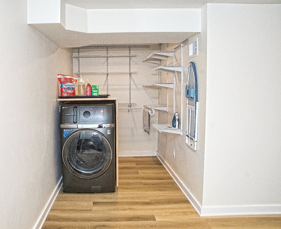 Washer/Dryer Combo Laundry Room