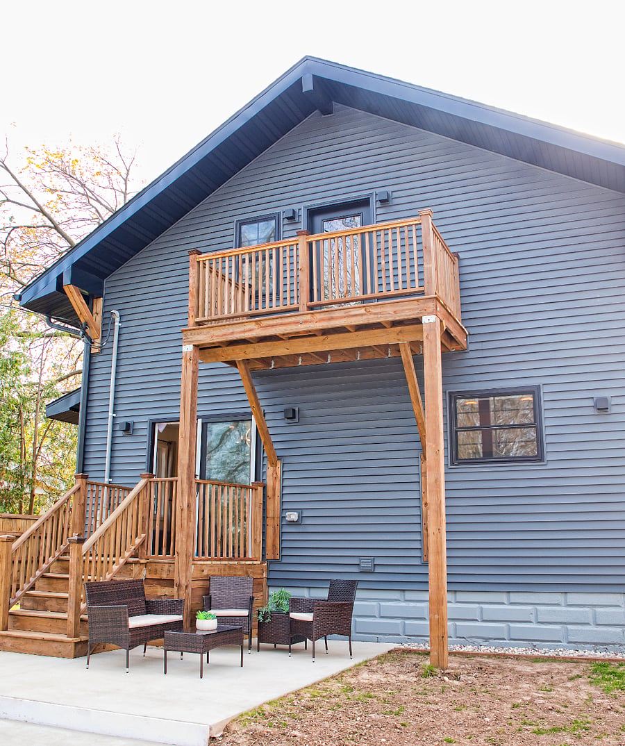 Back porch/ Seating Area