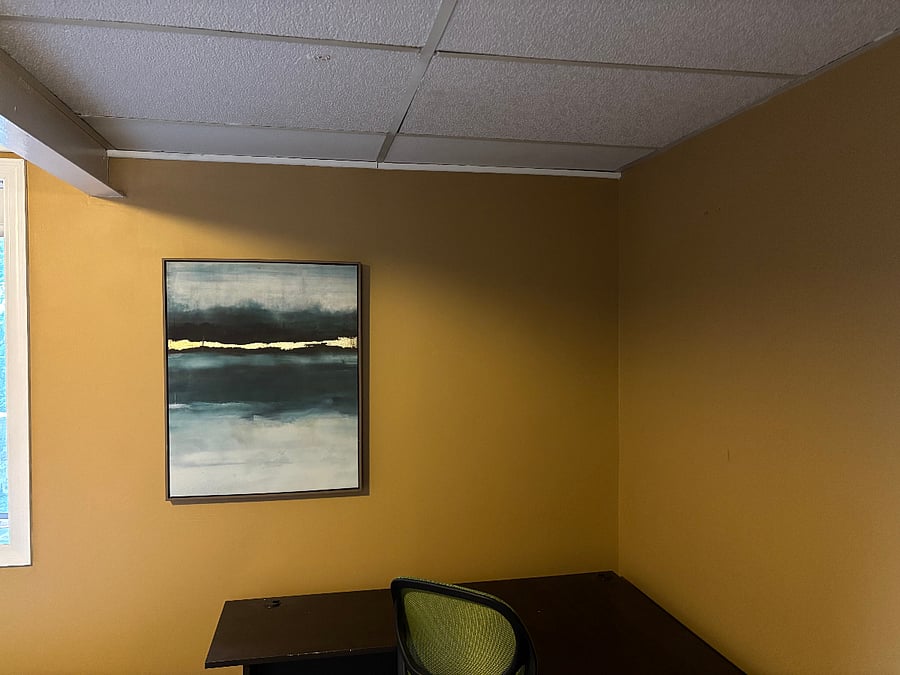 Bedroom with desk