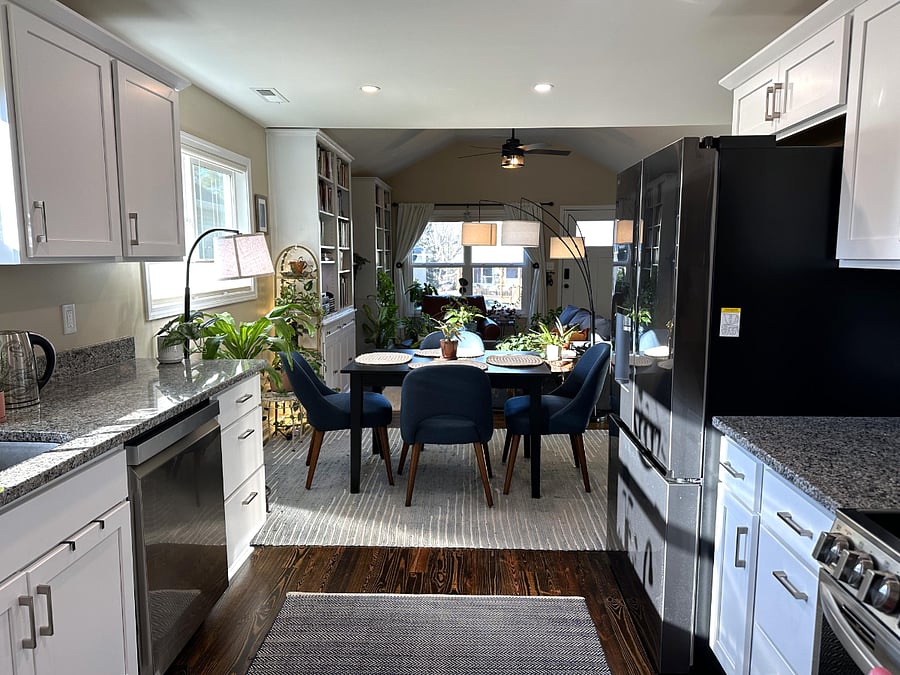 Dining area, from the kitchen