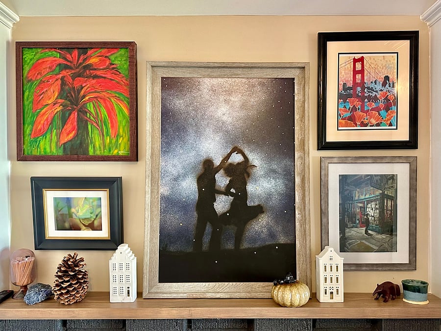Living room artwork- original paintings and prints