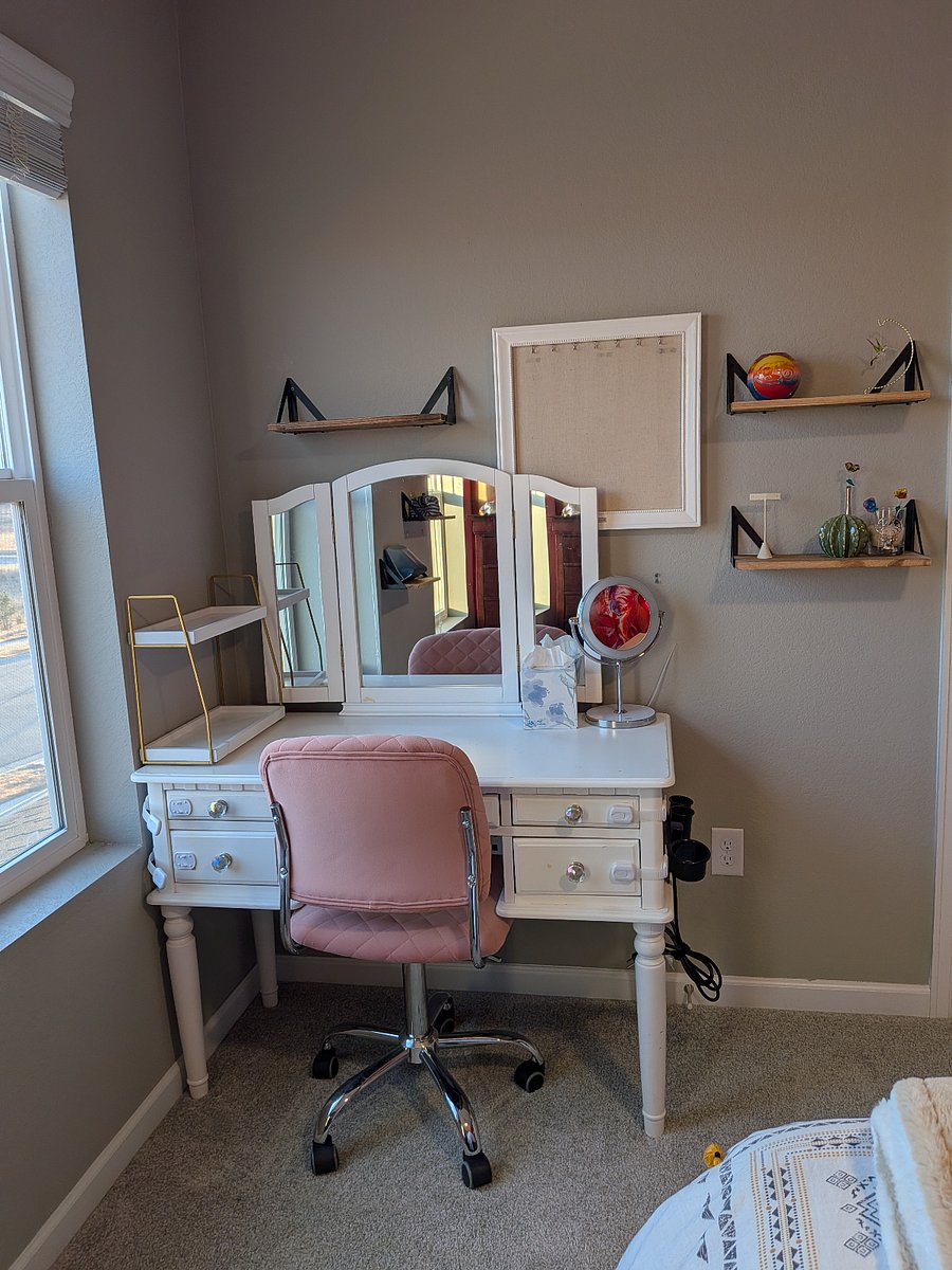 Vanity desk.