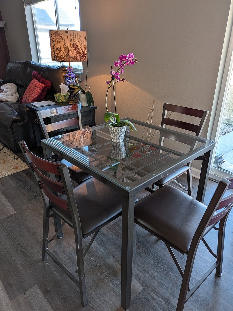 Kitchen table, seats 4.