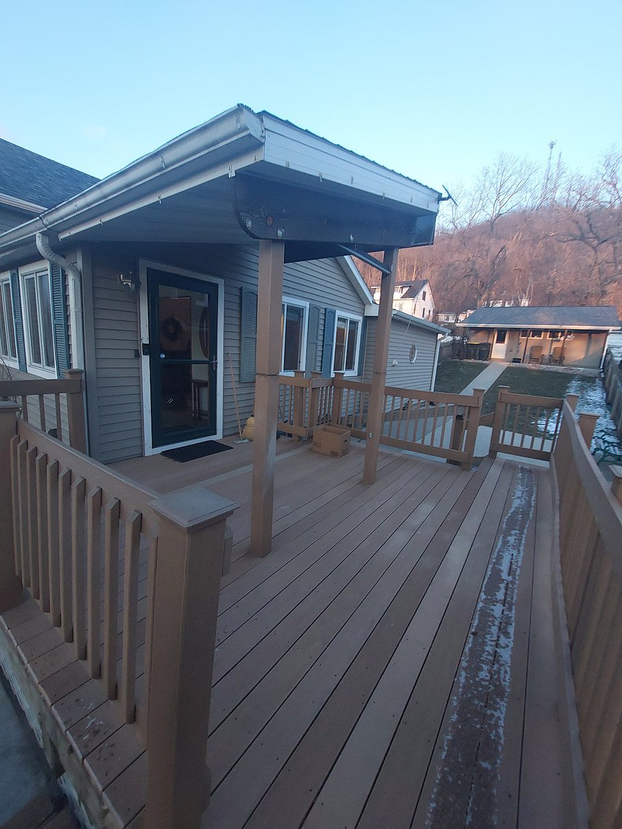 Deck and front entry