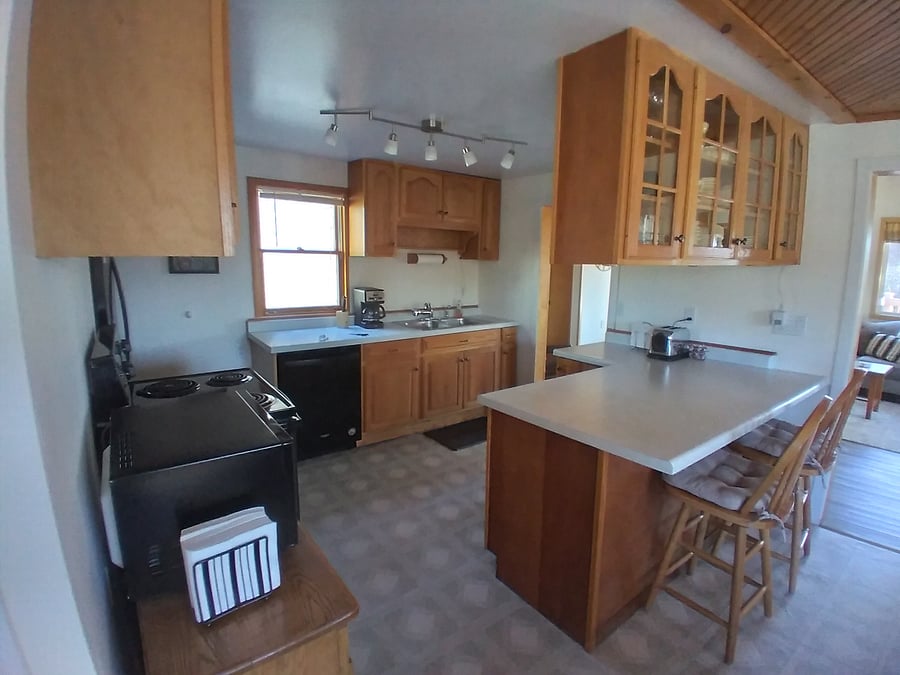 Kitchen viewed from dining room