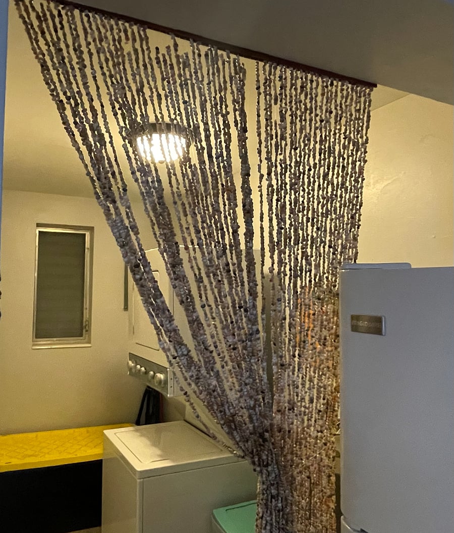 Laundry just off the kitchen