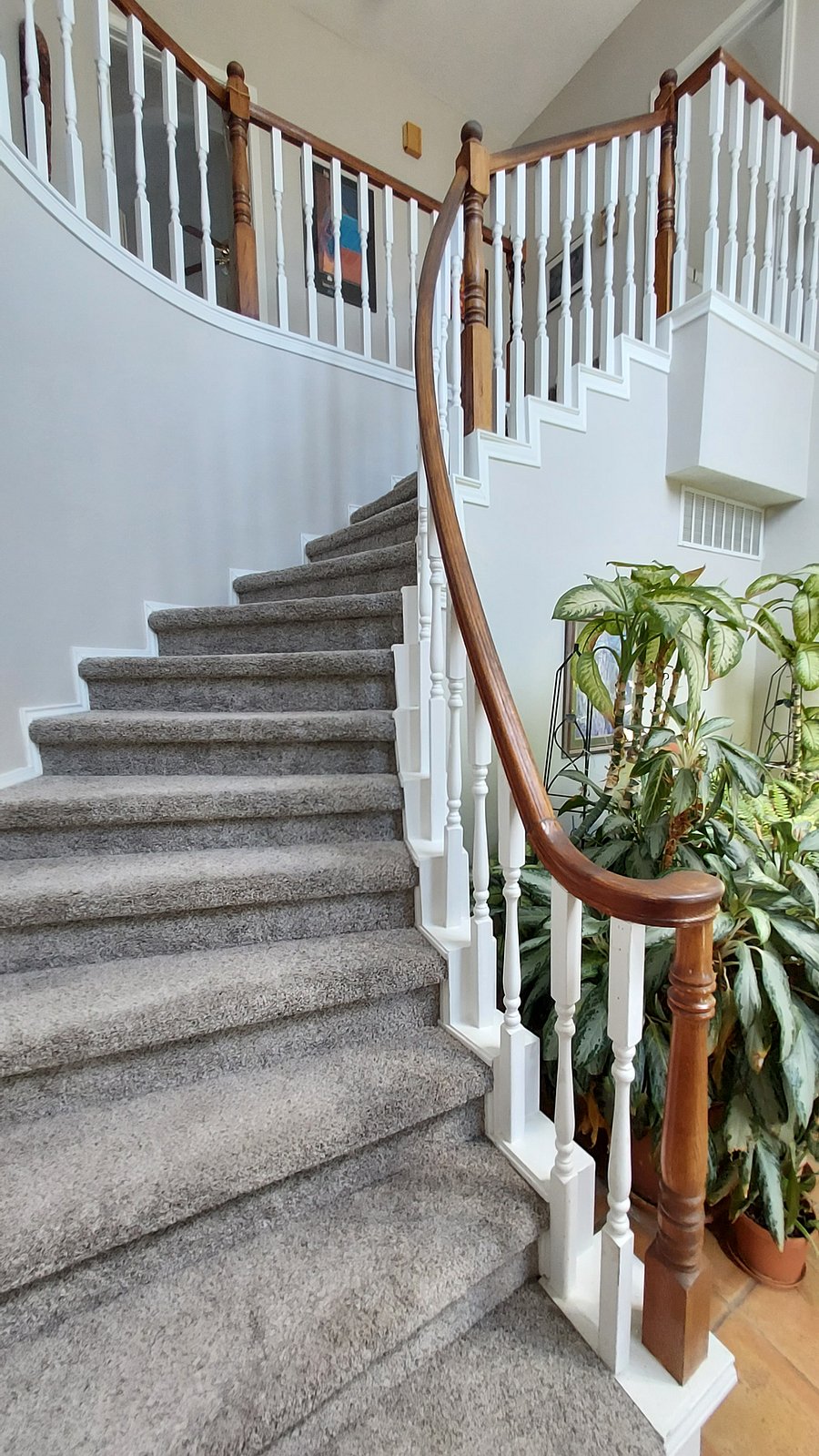 The entry to your upstairs home