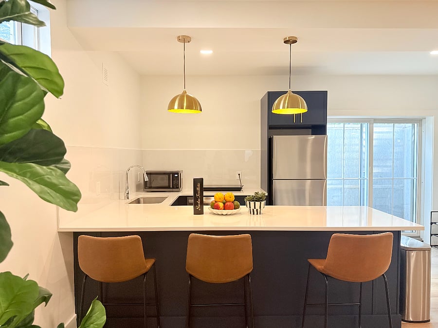Kitchen on the lower floor