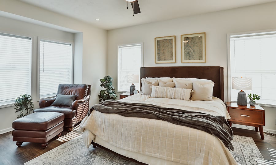 Master Bedroom Chair & Ottoman