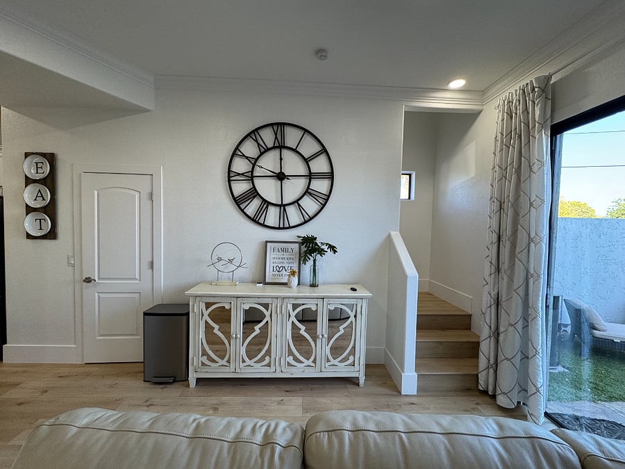 Stairs leading to bedrooms upstairs