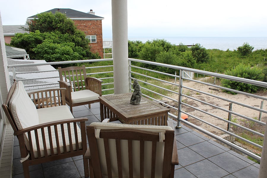 Second floor deck