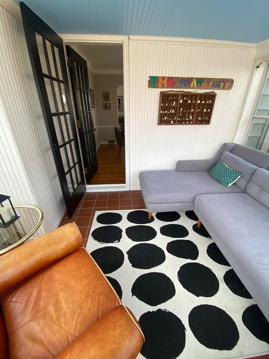 3 season porch off the dining room.
