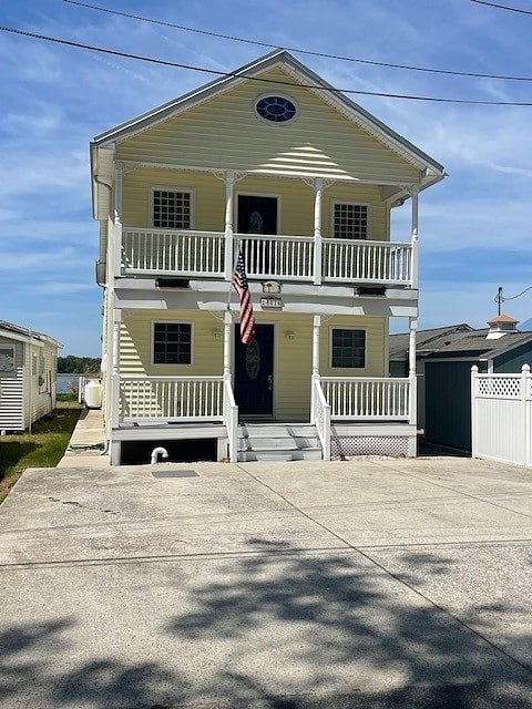 Front view of house