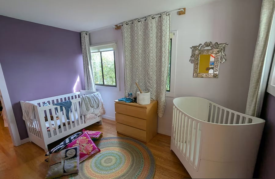 BEDROOM 2.  This room can be arranged with a queen bed instead of the two child beds.
