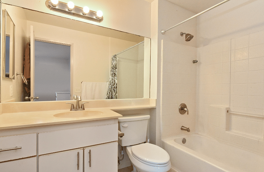 New hardware for shower and sink 