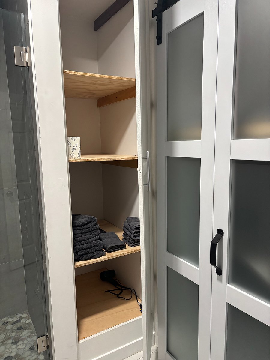 Storage in bathroom