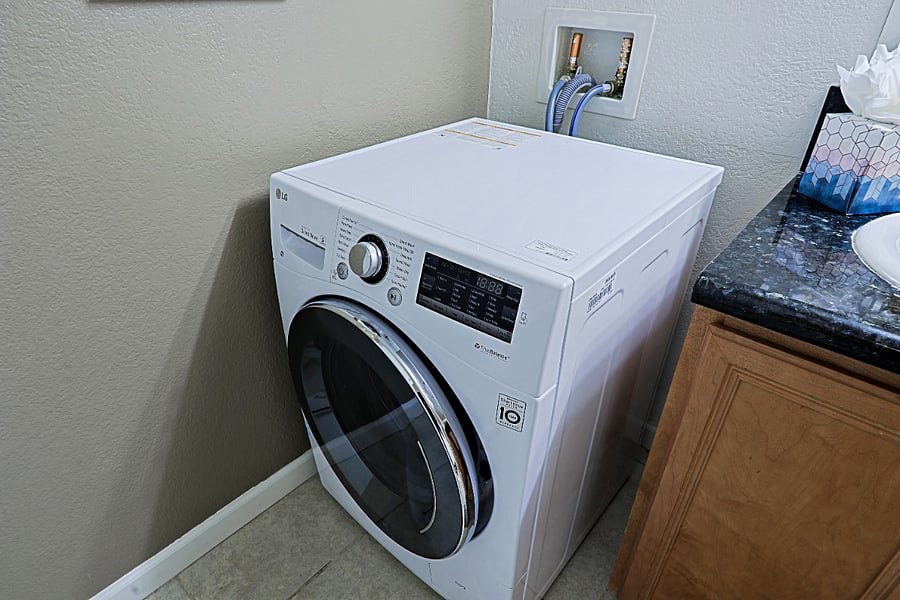 All in one washer and dryer. There is also a laundry facility onsite for your convenience. 