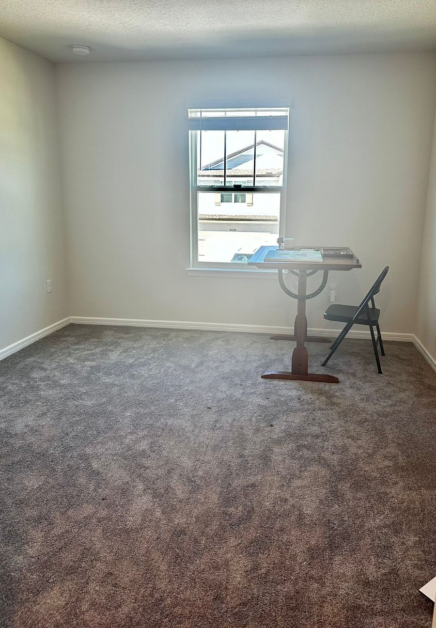 Third bedroom includes an office desk (ask about the full-size bed option).