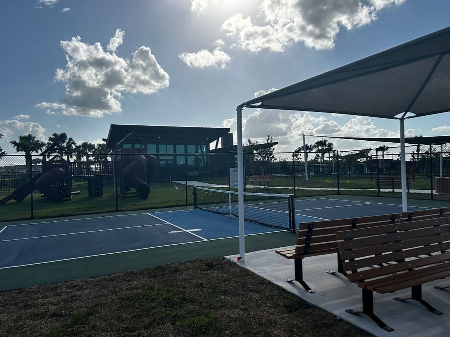 Enjoy access to community pickleball courts for fun and fitness.