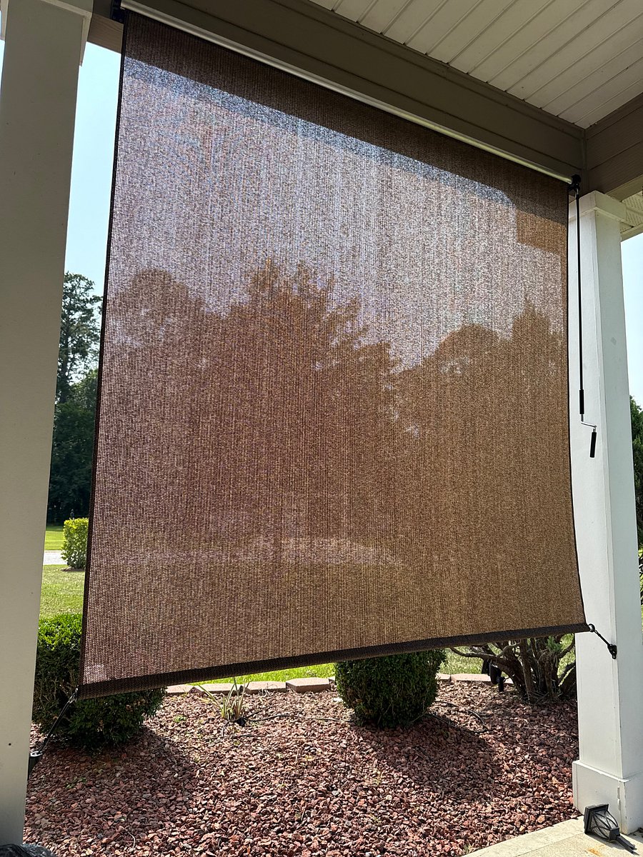 Roll down Screen for Sunsets or Patio Use
SPF 90 proof
