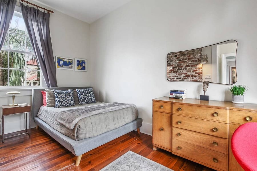Upstairs back bedroom