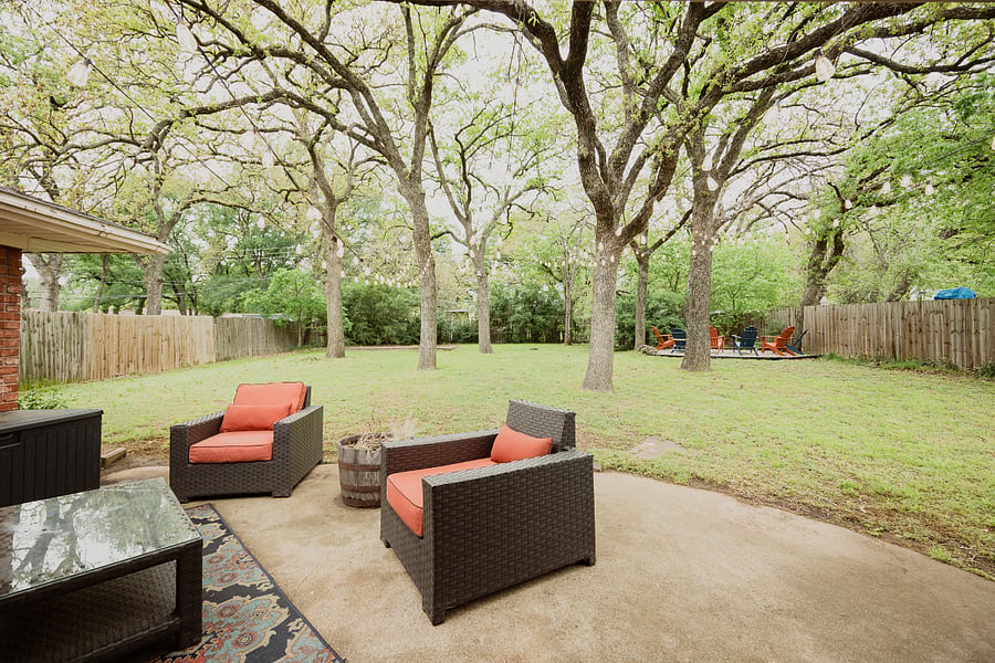 Back Yard Outdoor Seating