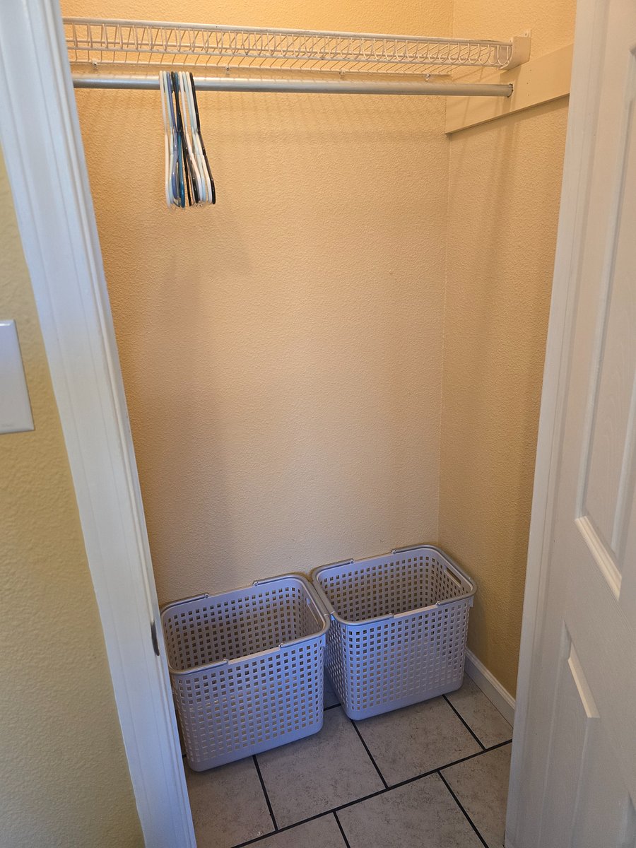 Second bedroom closet.