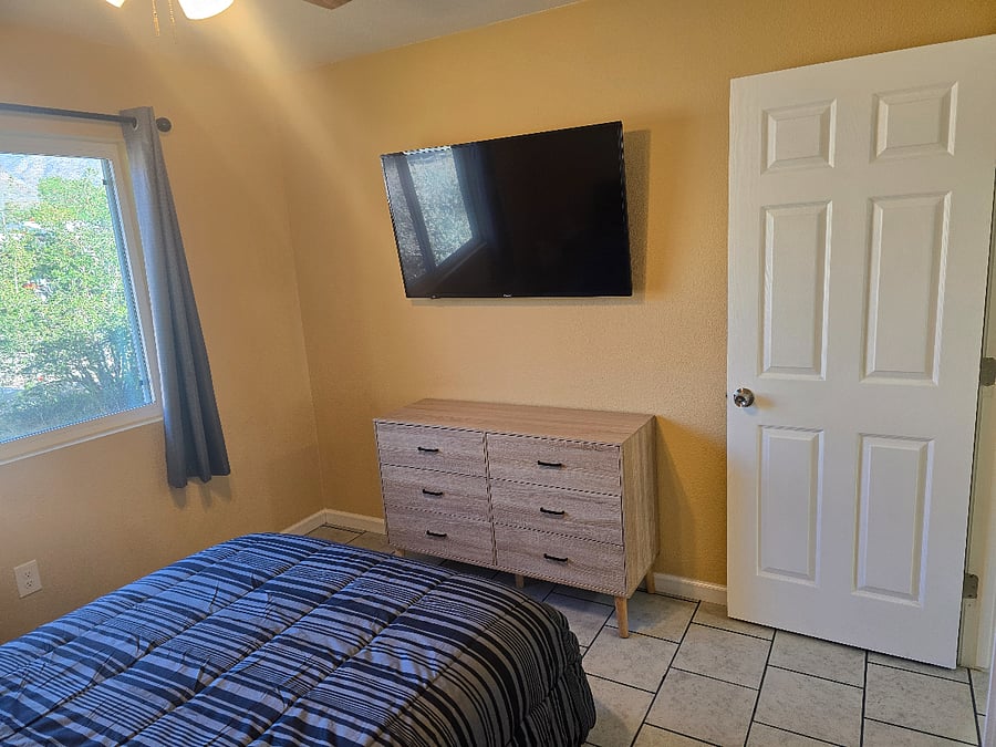 Second bedroom 50" tv