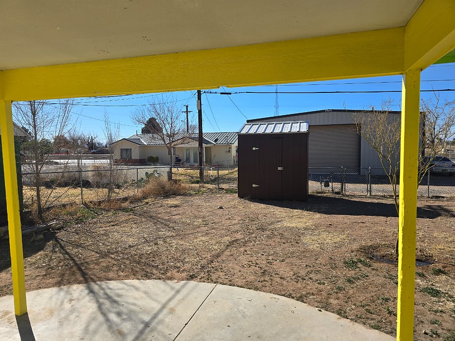 Gated backyard