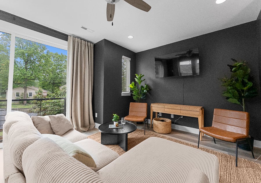 Main level: living room