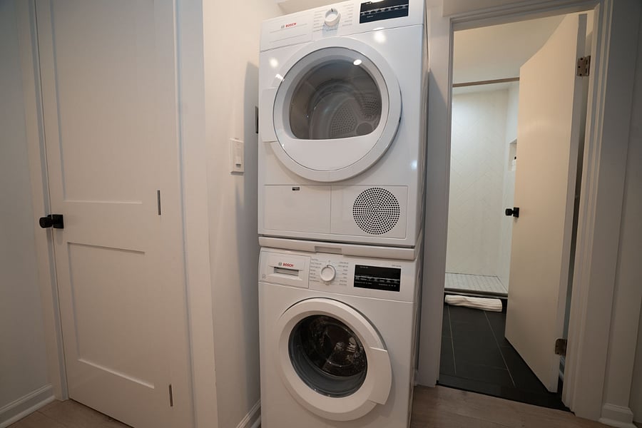 Private washer and dryer