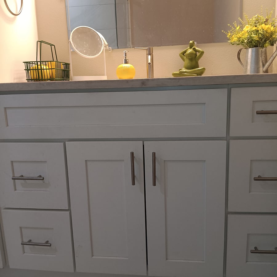 Vanity storage for all your essentials 