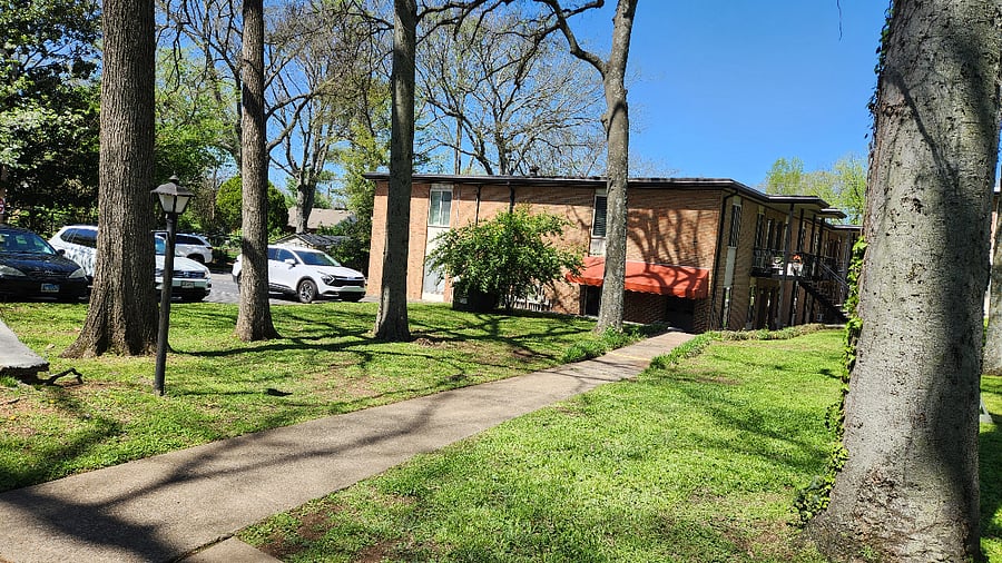 Side view of building