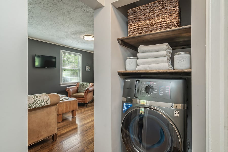 Smart all in one can send notice to phone when load is washed and dried!