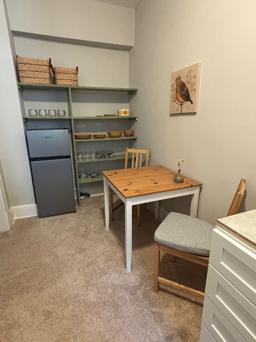 Fridge/freezer combo and shelves