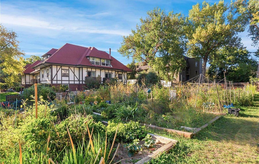 Community Garden, which can be seen from inside the condo