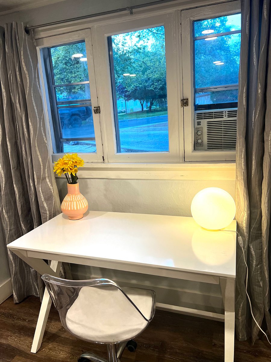 Dedicated work space with a view of City Creek!