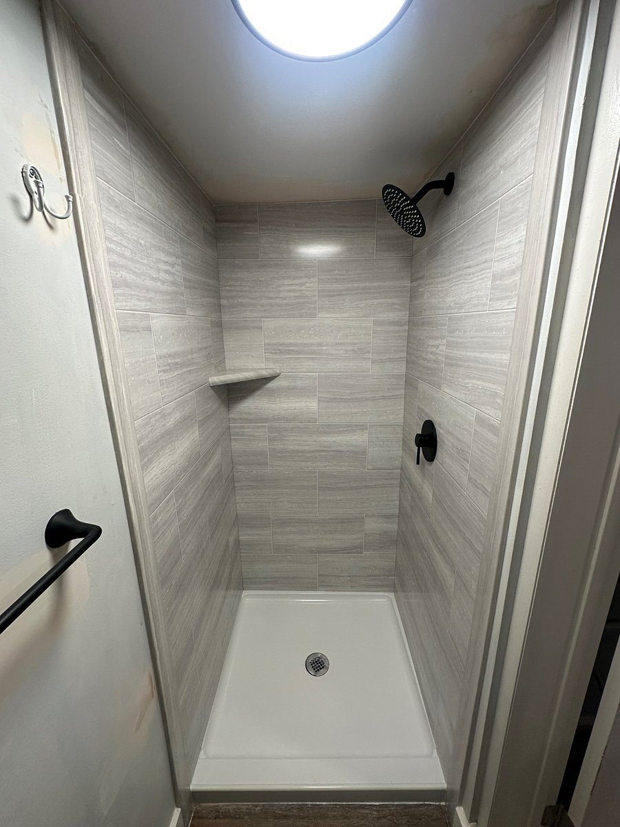 Newly remodeled bathroom