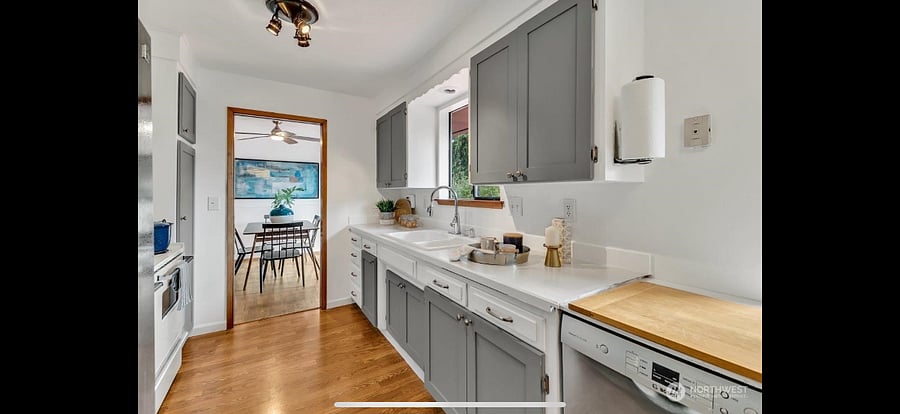 Shared kitchen.
