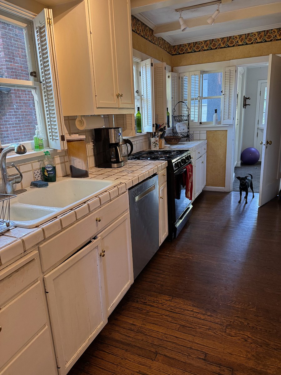 Kitchen - you'll have cabinet and refrigerator space of course.