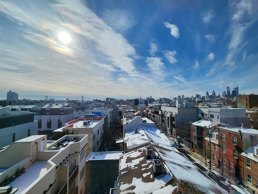 Roof deck view