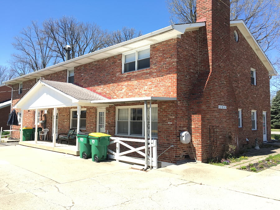 rear of building