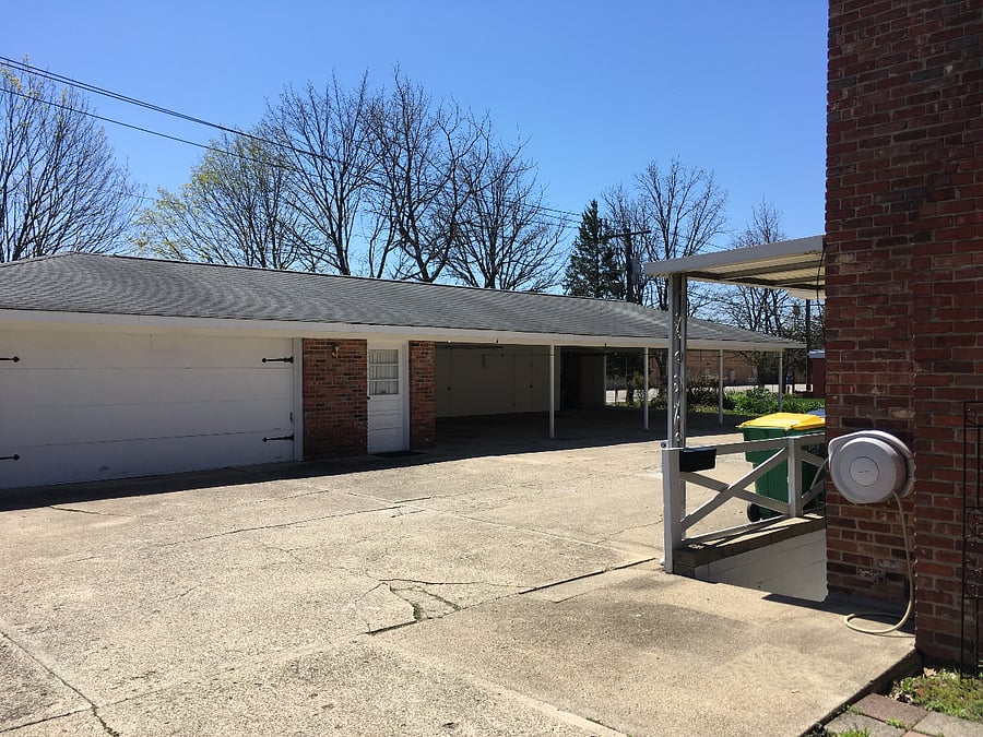one carport space is provided