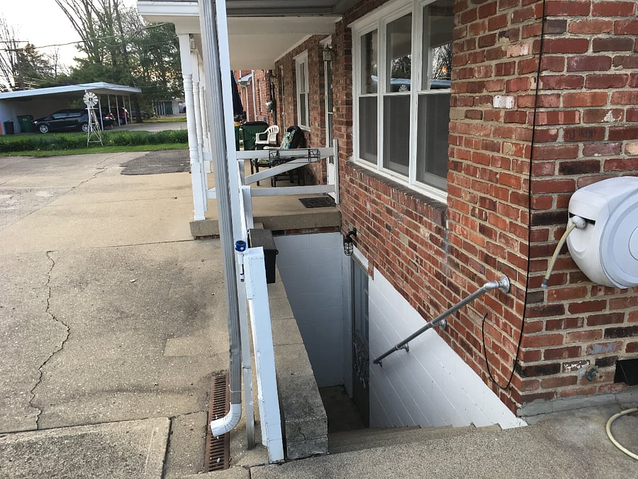 lower level private entrance