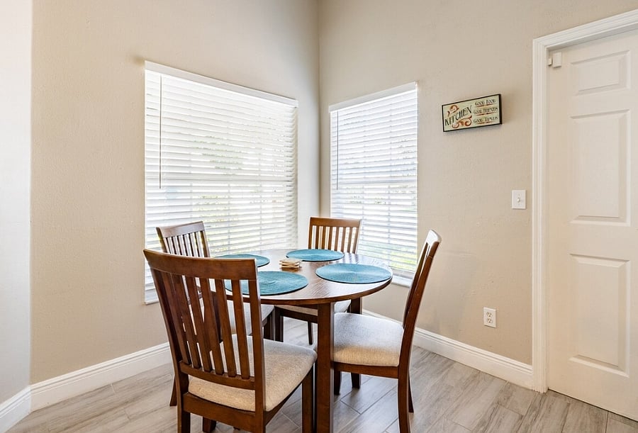 Breakfast table