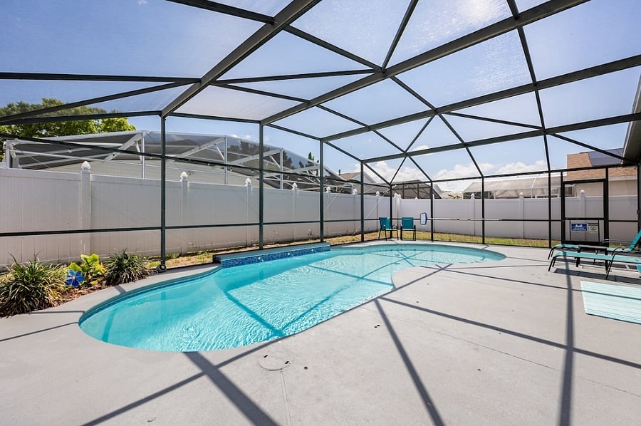 Private Screened in pool